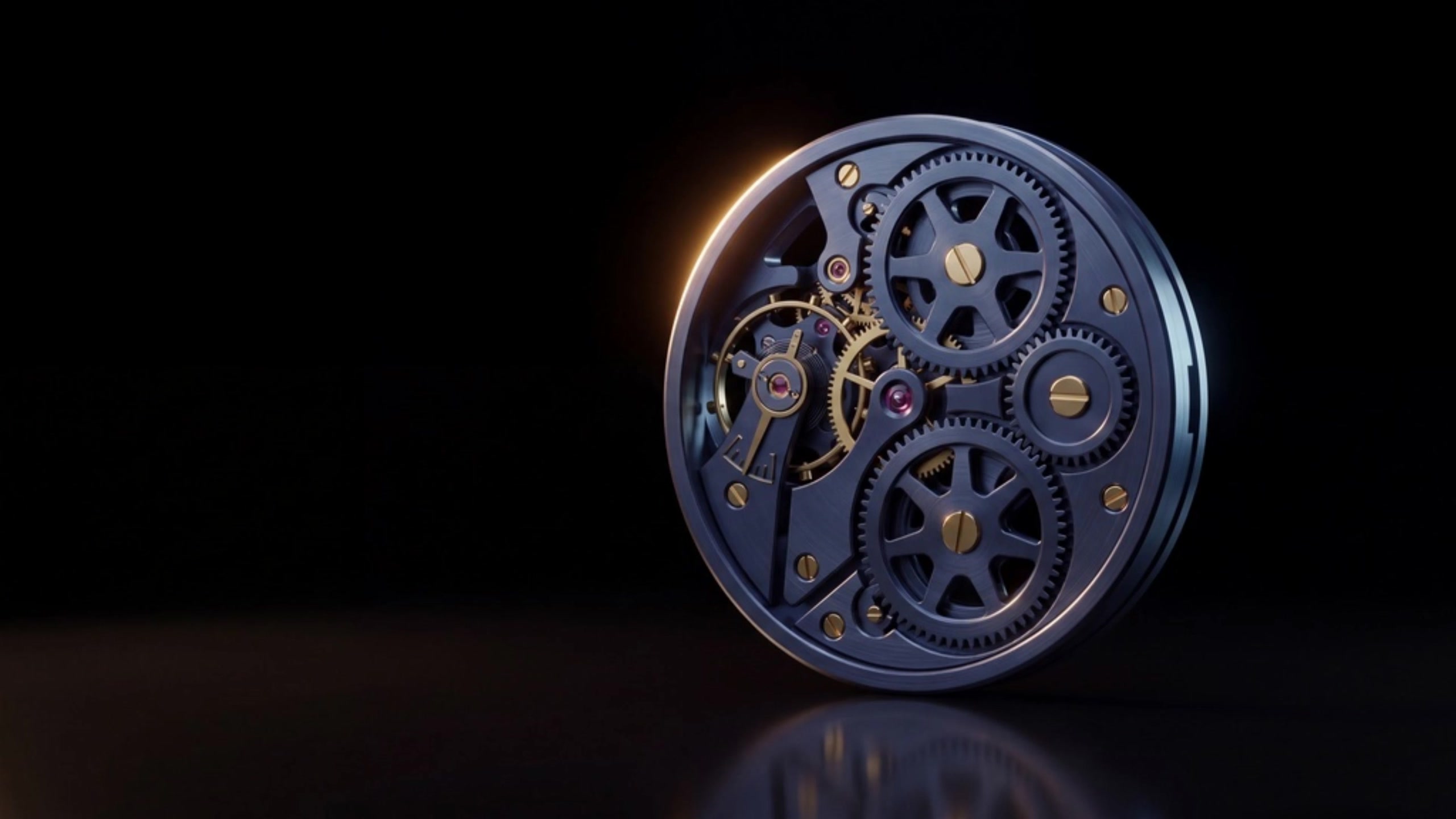 An open watch movement representing Aresiant management and operations